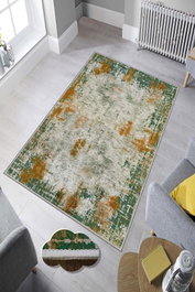 Conceptum Alfombra de Poliéster con Impresión 3D 60 x 100 cm Multicolor